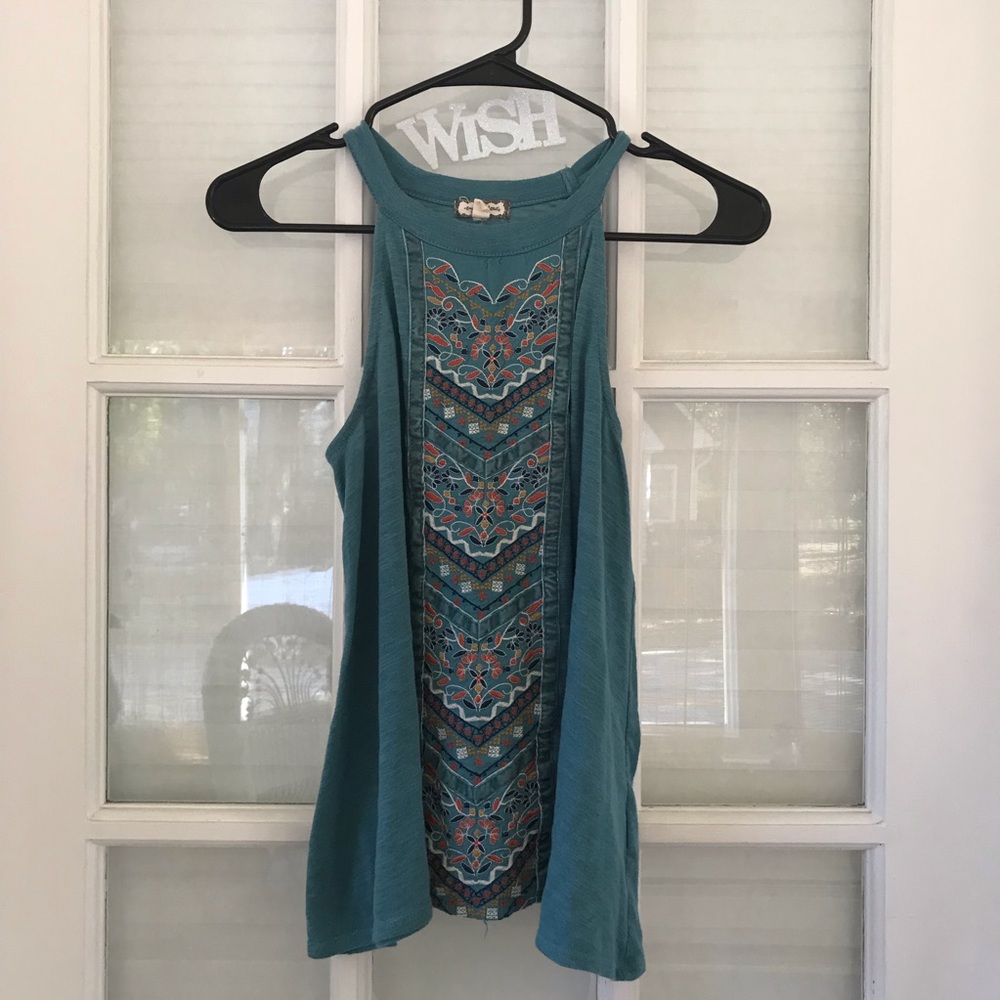 Hippie blue tank top - Picture 2 of 6